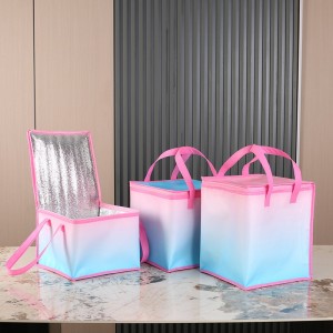 蛋糕保温袋加厚无纺布海鲜保鲜冷藏铝箔保温包外卖手提保温袋