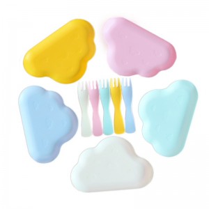 一次性蛋糕餐盘儿童卡通生日刀叉盘子组合派对塑料盘纸盘 餐具