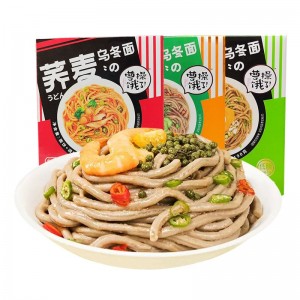 210克荞麦乌冬面非油炸低脂面饼干拌方便面即食夜宵速食